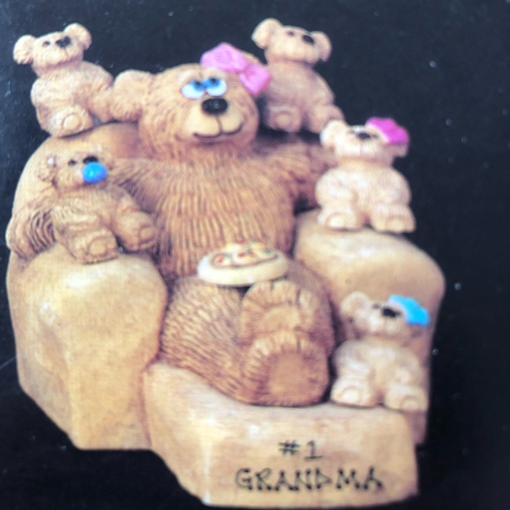 Adorable Bear Family Figurine